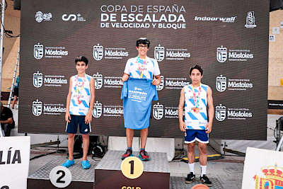 PODIUM IMPRESIONANTE DE LA FEDERACIÓN GALLEGA EN LA II COPA DE ESPAÑA