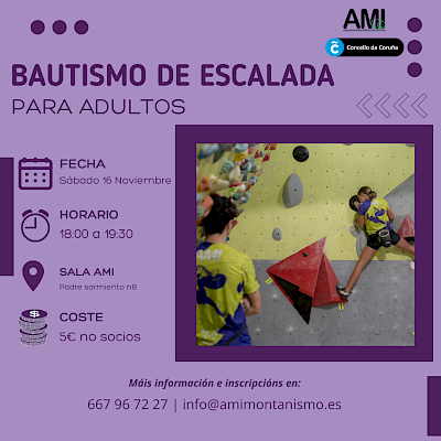 BAUTISMO ESCALADA ADULTOS