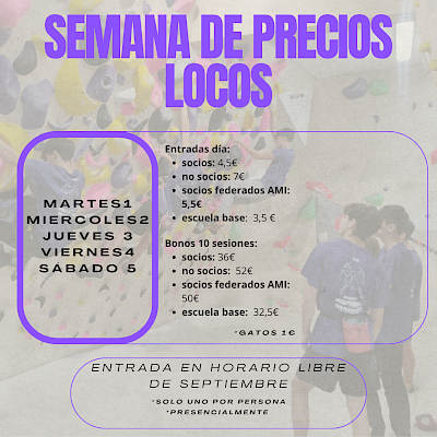 SEMANA DE PRECIOS LOCOS EN LA SALA AMI SEMANA DE PRECIOS LOCOS EN LA SALA AMI